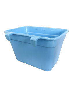 กระถางต้นไม้สวนแนวตั้งเหลี่ยมวางตั้งได้ สีฟ้า