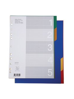 อินเด็กซ์พลาสติก 5 หยัก Flamingo คละสี ฟลามิงโก้ 9532A