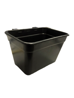 กระถางต้นไม้สวนแนวตั้งเหลี่ยมวางตั้งได้ สีดำ