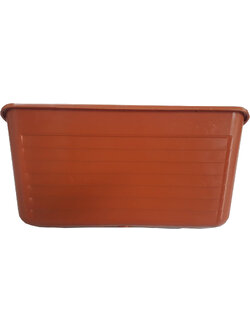 กระถางต้นไม้สวนแนวตั้งขนาดใหญ่พิเศษ สีน้ำตาล