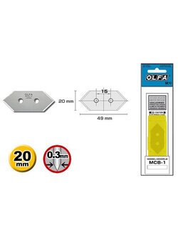 ใบมีด OLFA MCB-1 ( จำนวน 1 แผง)