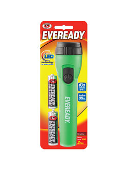 ไฟฉาย คละสี Eveready EV2AA1 LED + ถ่าน 1215