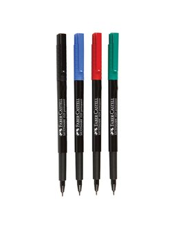 ปากกาเขียนแผ่นใส ลบไม่ได้ เฟเบอร์-คาสเทลล์ ( มี 3 ขนาดให้เลือก F,S,M) จำนวน 1 ด้าม