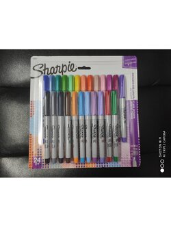 Sharpie ปากกามาร์กเกอร์ 0.3 mm. ชาร์ปี้ COLOR BURST 24 สี