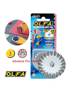 OLFA ใบมีดคัตเตอร์ โอฟ่า รุ่น PIB45-1 ( จำนวน 1 แผง )