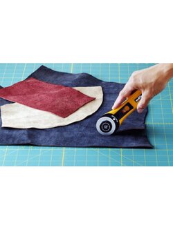 มีดคัตเตอร์ OLFA 9653 RTY-3/G ใบมีดเส้นผ่าศูนย์กลางขนาด 60 มิลลิเมตร สำหรับงานตัดยาง,ตัดผ้า