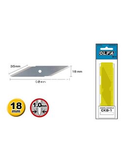 ใบมีดคัตเตอร์ OLFA CKB-1 (บรรจุ2ใบ/แพ็ด)