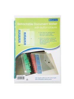 BINDERMAX ซองกระเป๋า 11 รู PP รุ่น 01392 (จำนวน 1 ซอง)