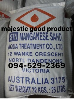แมงกานีส กรีนแซนด์, สารกรองเเมงกานีส, manganese sand