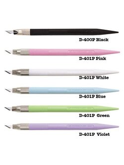 มีดคัตเตอร์ NT Cutter สำหรับงานละเอียด D-400/401P ( Japan ) เลือกสีได้