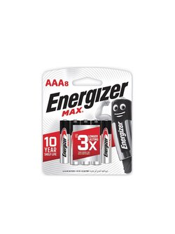 ถ่าน MAX AAA (แพ็ค 8 ก้อน) Energizer E92