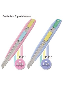 มีดคัตเตอร์สำหรับงานเบา NT-Cutter AR2P สี Plastel จำนวน 1 ด้าม