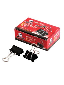 คลิปดำ 3/4 นิ้ว (กล่อง12ตัว) ตราม้า H-112