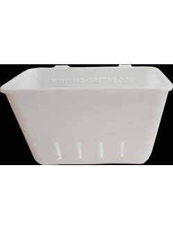 กระถางต้นไม้สวนแนวตั้ง ขนาดเล็ก สีขาว