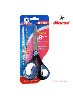 HORSE ตราม้า กรรไกรสแตนเลส 8.5นิ้ว ตราม้า H-1902 (จำนวน 1 อัน)