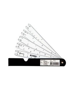 ไม้สเกลพับ 19 ซม. อินคา INCA