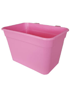 กระถางต้นไม้สวนแนวตั้งเหลี่ยมวางตั้งได้ สีชมพู