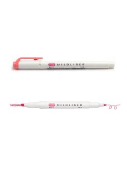 ปากกาไฮไลท์ 2 หัว Mildliner Pastel สี Mild Coral Pink (MCOP)