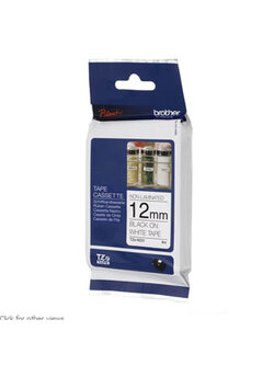 เทปพิมพ์สลาก Brother TZE-N231 ขนาด 12 มม. ตัวดำพื้นขาว