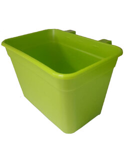 กระถางต้นไม้สวนแนวตั้งเหลี่ยมวางตั้งได้ สีเขียวอ่อน