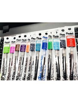 ไส้ปากกาเพ็นเทล Pentel Energel ขนาด 0.5 มิล LRN5 ( เลือกสีได้)