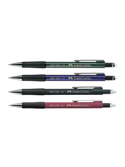 Faber Castell ชุดดินสอกดพร้อมไส้ รุ่น Grip 1345 TK-FINE 0.5 มม. คละสี - ( 1 ด้าม )