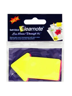 กระดาษโน๊ต ลูกศร CLEAR NOTE 21141