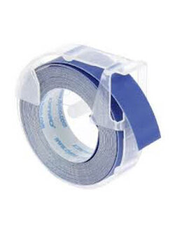 DYMO เทปปั๊มอักษรนูน ผิวมัน 9 มม.x3 ม. น้ำเงิน ไดโม ( จำนวน 1 ม้วน)