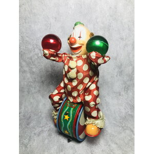 50s Masudaya Tric Cycling Clown Vintage Toy