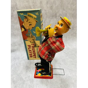 50s Nomura Trumpet Player Wind up Toy
