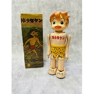 60s Asakusa Wolf Boy Ken Wind up Tin Toy