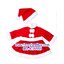 ชุดคริสมาสเด็ก แบบกระโปรง Christmas Costume สำหรับ เทศกาลวันคริสมาส มีขนาด 80, 90 (รุ่นนี้ผ้ากำมะยี สีขาวผ้าสำลี)