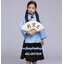 ชุดประจำชาติจีน สำหรับ เด็กหญิง สีฟ้า มี ขนาด 120