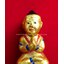 กุมารทอง (หลวงพ่อเปิ่น) วัดบางพระ จ.นครปฐม เนื้อดิน ขนาดตั้งบูชาสูง 3 นิ้ว สีทองฐานแดง (โชว์)