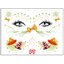 สติ๊กเกอร์แทททูแต่งหน้า ฮาโลวีน2024 SIZE 12*15.8 cm