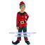 ชุดเอลฟ์ ชุด ELF คริสมาส Christmas Elf Boy สำหรับ เทศกาลคริสมาส ขนาด 100, 110 (ชุดรุ่นนี้เป็นดำแดง รองเท้าดำ ยกเว้นหมวกเขียวแดง) )