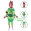 ชุดหนอนผีเสื้อ Caterpillar Costume ชุดแฟนซีแมลงสัตว์เด็ก ชุดมาสแมลง ใช้ได้ทั้งเด็กชายหญิง รวมชุดบอดี้สูทสีเขียวด้านใน มี ขนาด L(125-140), XL(140-150)
