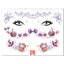 สติ๊กเกอร์แทททูแต่งหน้า ฮาโลวีน2024 SIZE 12*15.8 cm