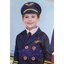 ชุดแฟนซีกัปตันนักบิน Captain Pilot (เสื้อสูท-เสื้อเชิ๊ต-เนทไท+หมวก) ฟรีไซด์ สำหรับเด็ก 95-125 ซม. อายุ 3-7 ขวบ