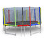 สปริงบอร์ดแทรมโพลีน trampoline ขนาด 14 ฟุต สีรุ้ง ขนาดใหญ่ รับน้ำหนักได้ถึง 180 kg.