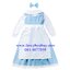ชุดเจ้าหญิงเบล Bella Princess ชุดเจ้าหญิงดีสนีย์ Disney Princess ขนาด XL(135-145)