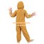 จิงเจอร์เบรดแมน ชุดบอดี้สูทคอสเพลย์ ชุดขนมปังขิง ชุดคริสมาส Ginger Bread Costume ขนาด XS 100-110, S110-120, M 120-130, L130-140