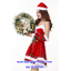 ชุดแซนตึ้ ชุดกระโปรงคริสมาส สีแดง Santy Costume ขนาดฟรีไซด์