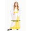ชุดนางฟ้า ชุด Little Angel สีขาวเหลือง พร้อมประดับศรีษะและปีก (ปีกดูรูปประกอบ) ขนาด S 95-115