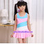 ชุดว่ายน้ำเด็กหญิง แบบ 1 ชิ้น สีชมพูอ่อน มีขนาด L, XL