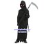 ชุดแฟนซีฮาโลวีน ชุดยมทูต Grim Reaper สำหรับวันฮาโลวีน + แว่นตาไฟ มีขนาด 120, 130, 140