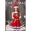 ชุดแซนตึ้ ชุดกระโปรงคริสมาส สีแดง Santy Costume ขนาดฟรีไซด์