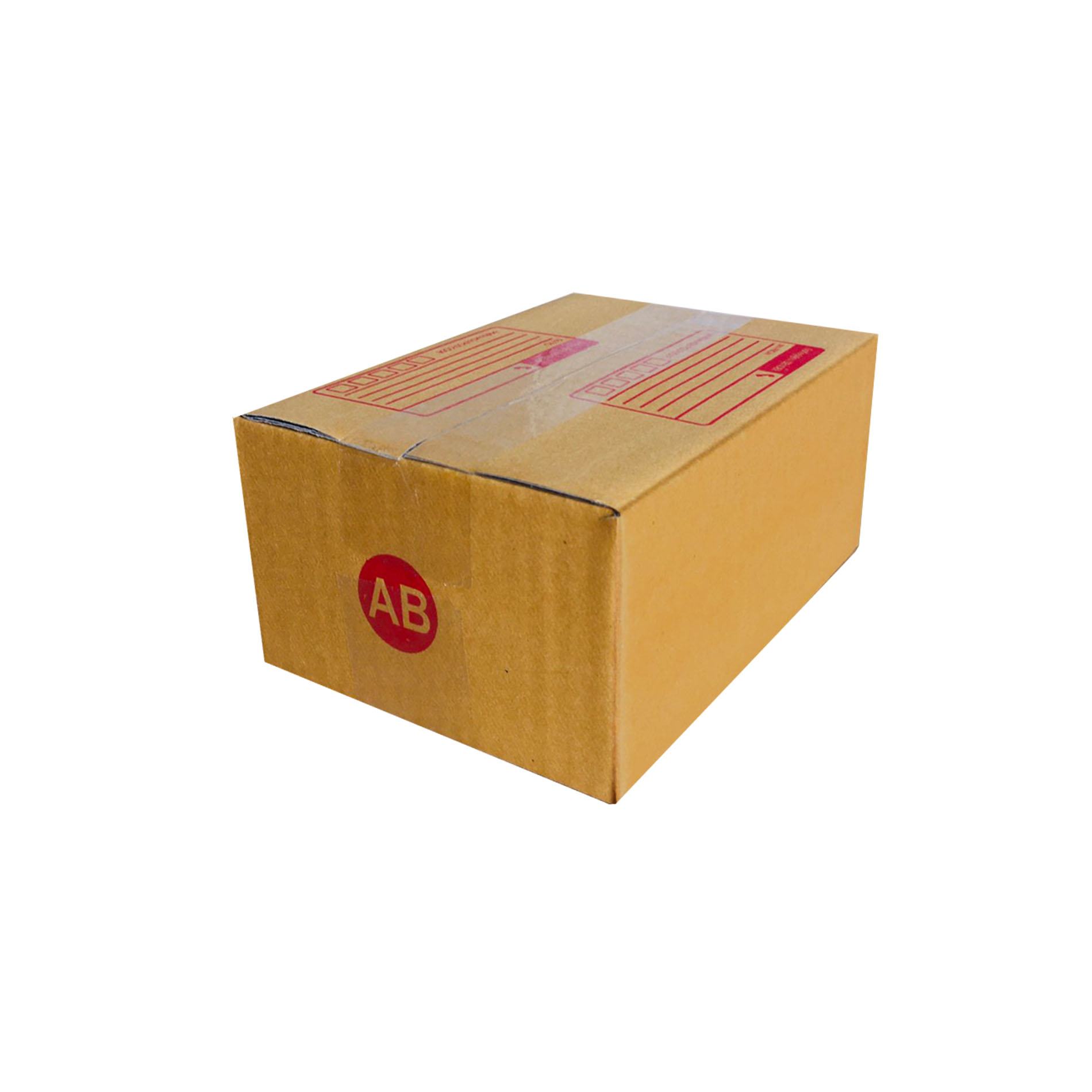 กล่องไปรษณีย์แบบฝาชน Size AB เกรด KA125/M (10 ใบ)