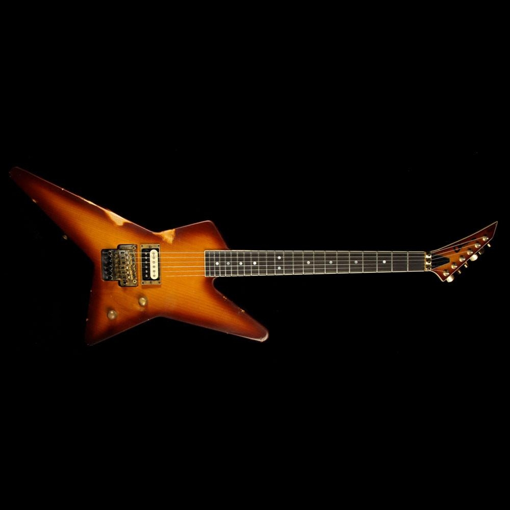 Charvel Custom Shop Star Electric Guitar - Tobacco Burst Relic