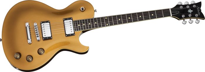 Schecter Guitar Research Solo-6 Standard Electric Guitar Metallic Gold